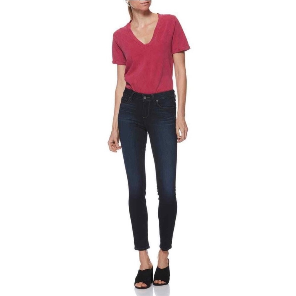Paige Verdugo Ankle mid rise skinny jeans, NEW!